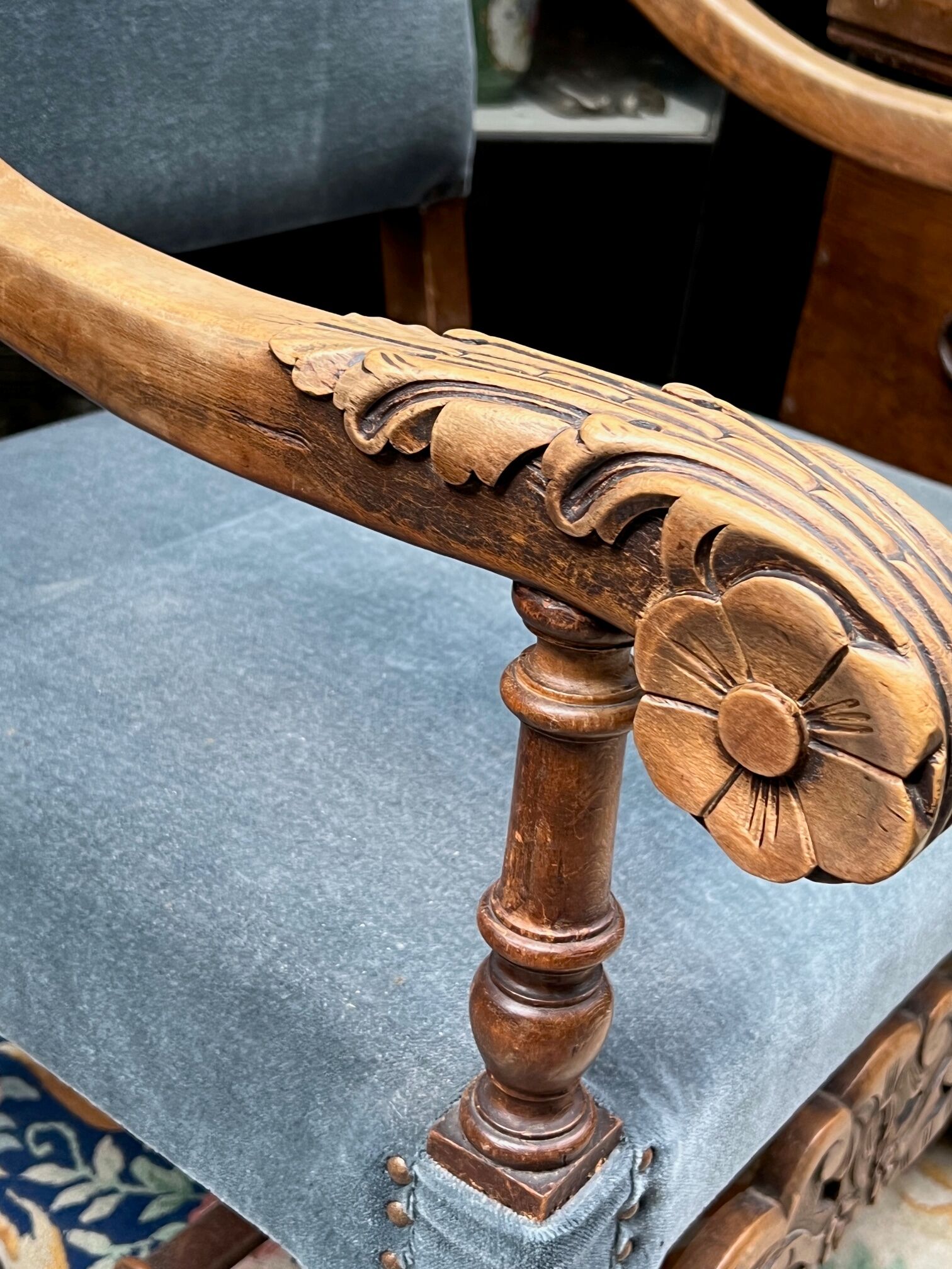 Renaissance style armchair.