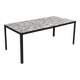 Grey ceramic coffee table