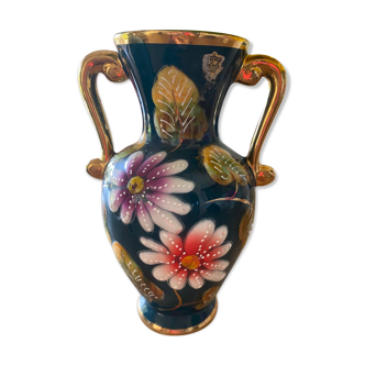 Enamelled vase