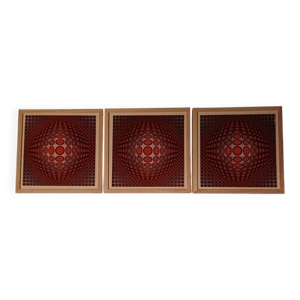 Triptyque de compositions