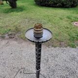 Brutalist iron lamppost of the 1960s