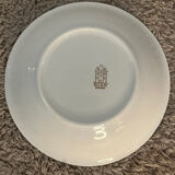 4 hollow plates Gien porcelain
