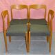 4 scandinavian chairs from the 60s