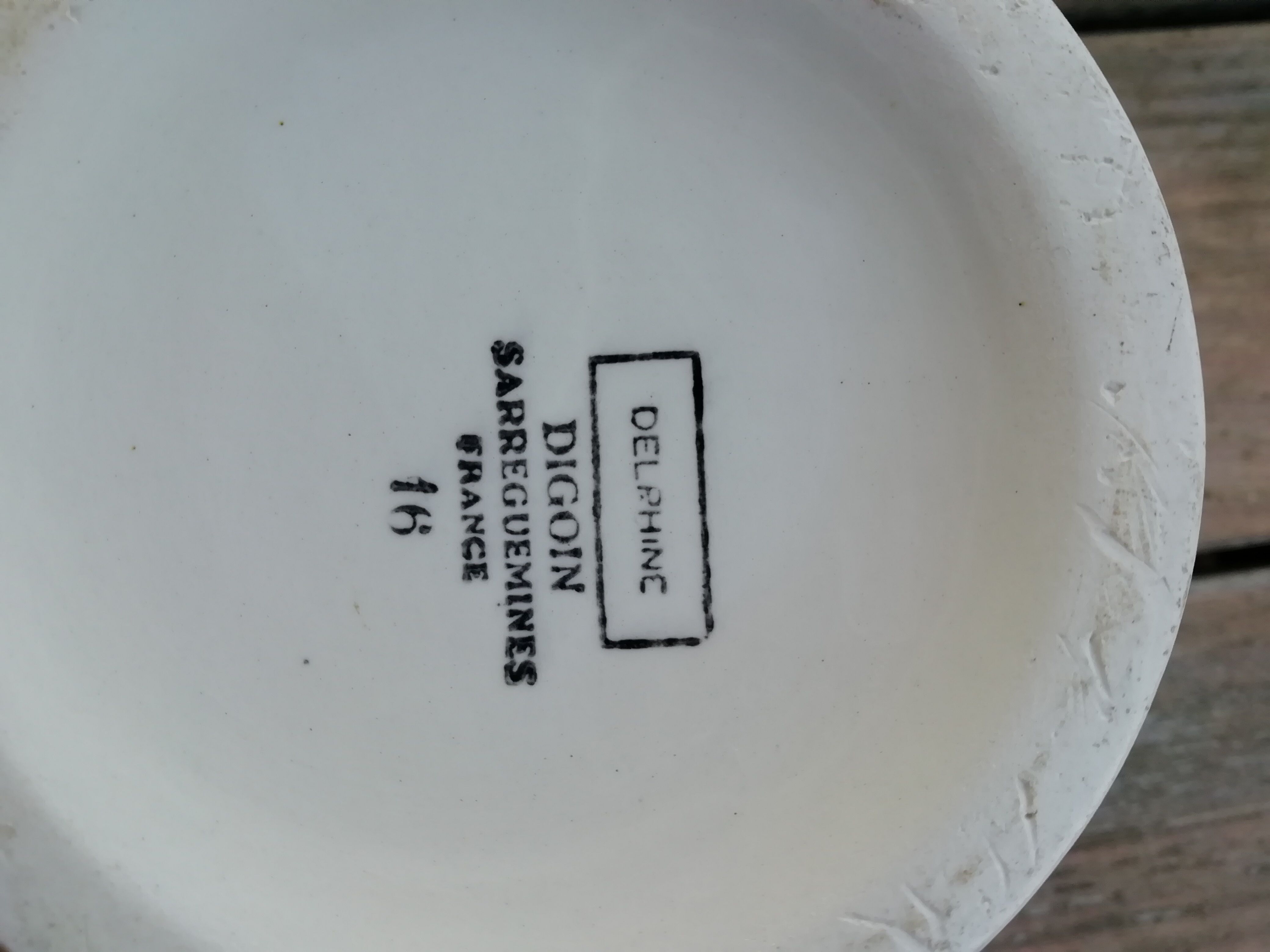 Soupière digoin sarreguemines