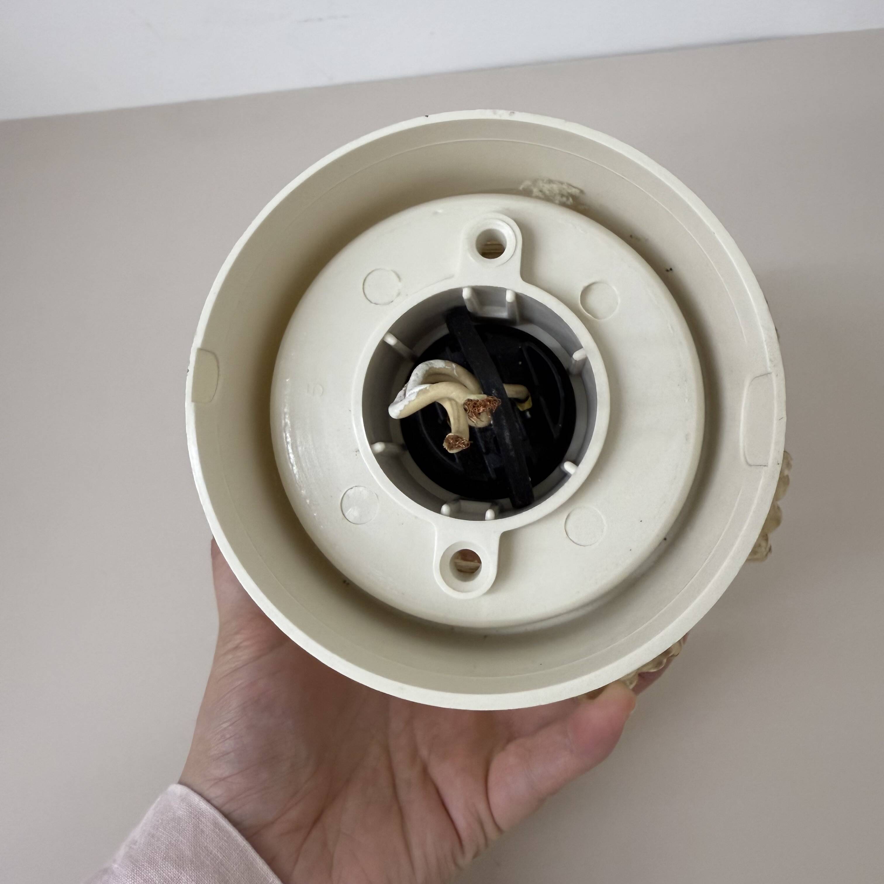 Vintage glass bubble ceiling lamp , 1970s