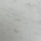 Antique walnut and white marble bathroom cabinet