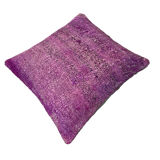 Vintage turkish hand knotted cushion cover , 45 x 45 cm