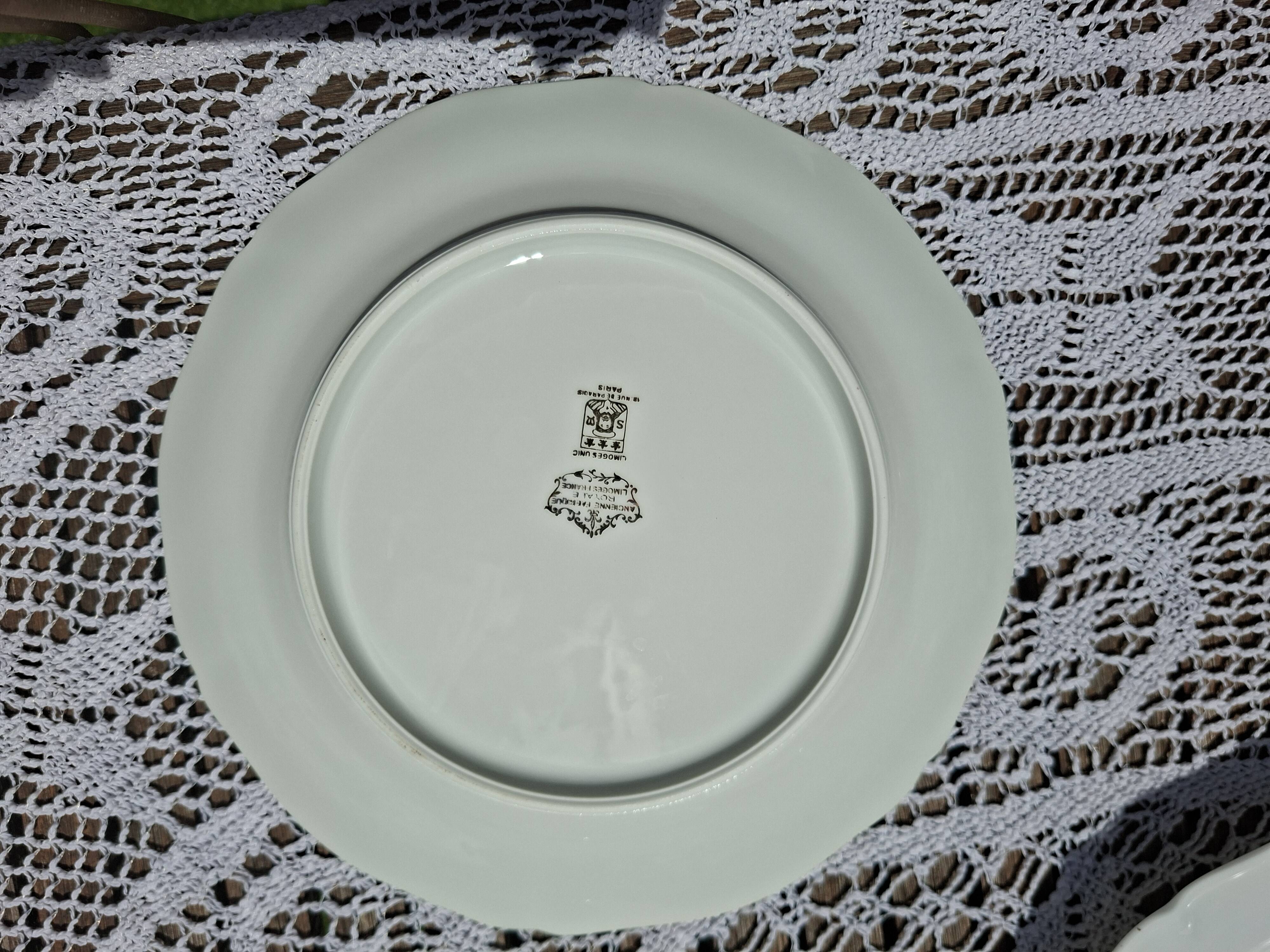 Flat Plates Limoges Unic Paris Former Royal Factory