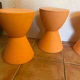 4 tabourets prince aha de Philippe Starck pour kartell, 1996