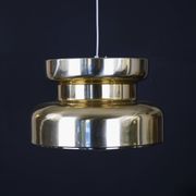 Golden Swedish design hanging lamp - XL - Carl Thore  ***  Sweden 1970 - Stylish lighting