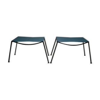 Pair of footrests scoubidou from the 50s
