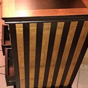 Roche Bobois lacquered wood furniture. Volubilis model.