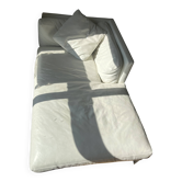 Méridienne Habitat blanche – 175 × 100 cm – excellent confort