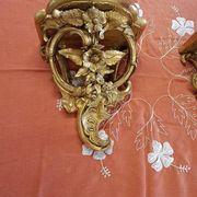 Pair of 19th century wall consoles 33x30