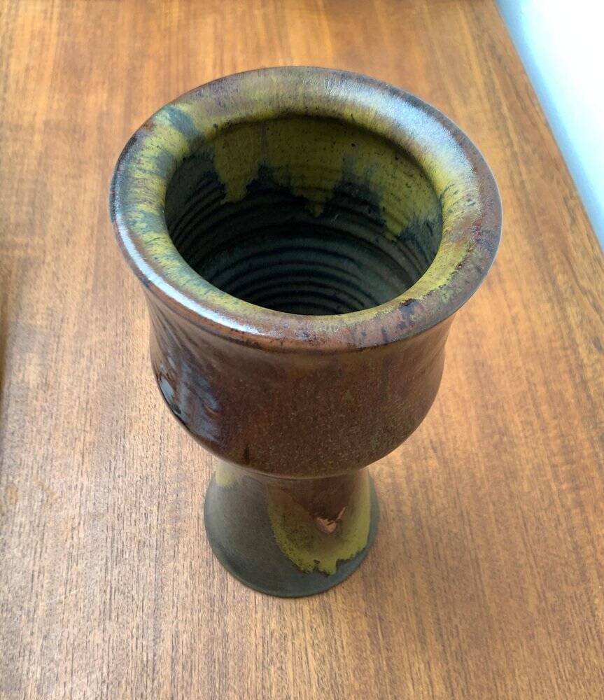 Large Mid-Century German Studio Pottery Vase from Till Sudeck, 1960s