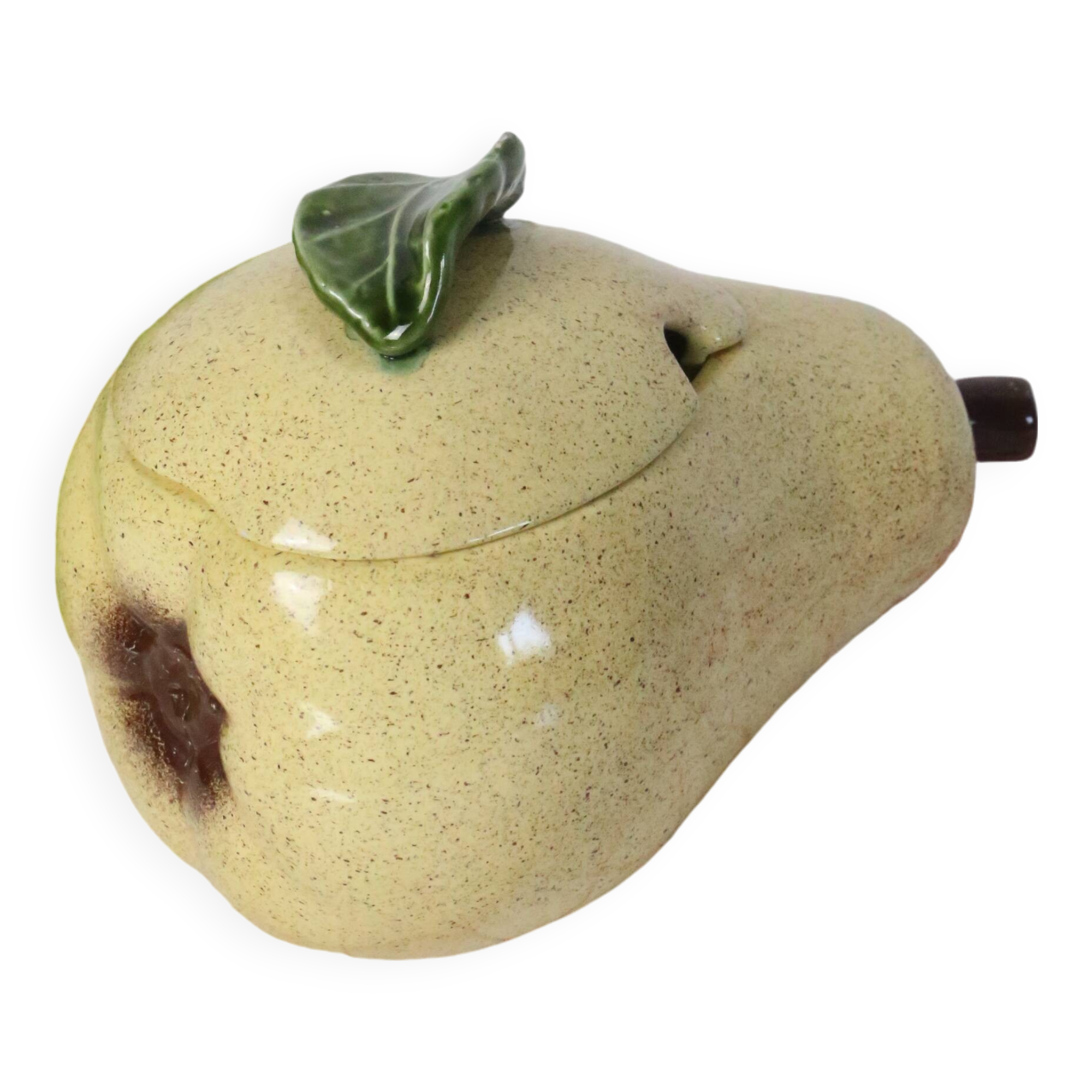 Vintage Pear Soup Tureen in Slip