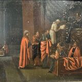 Antiek Religieus Schilderij