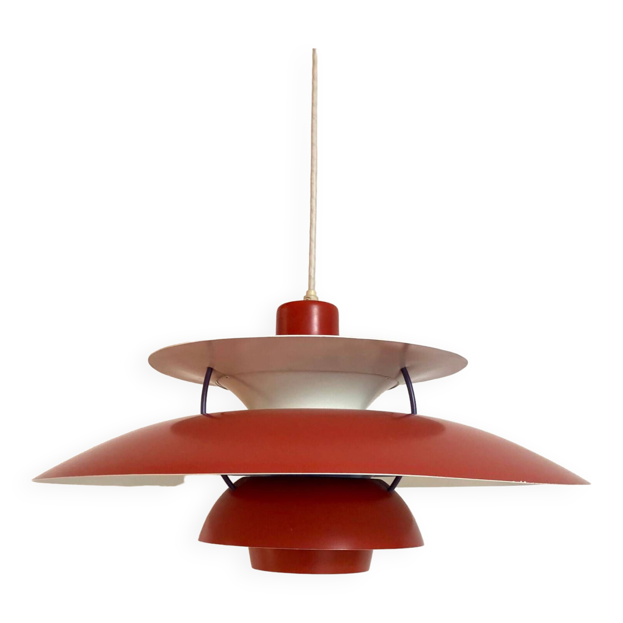 Danish vintage PH5 pendant light (Poul Hennigsen for Louis Poulsen)