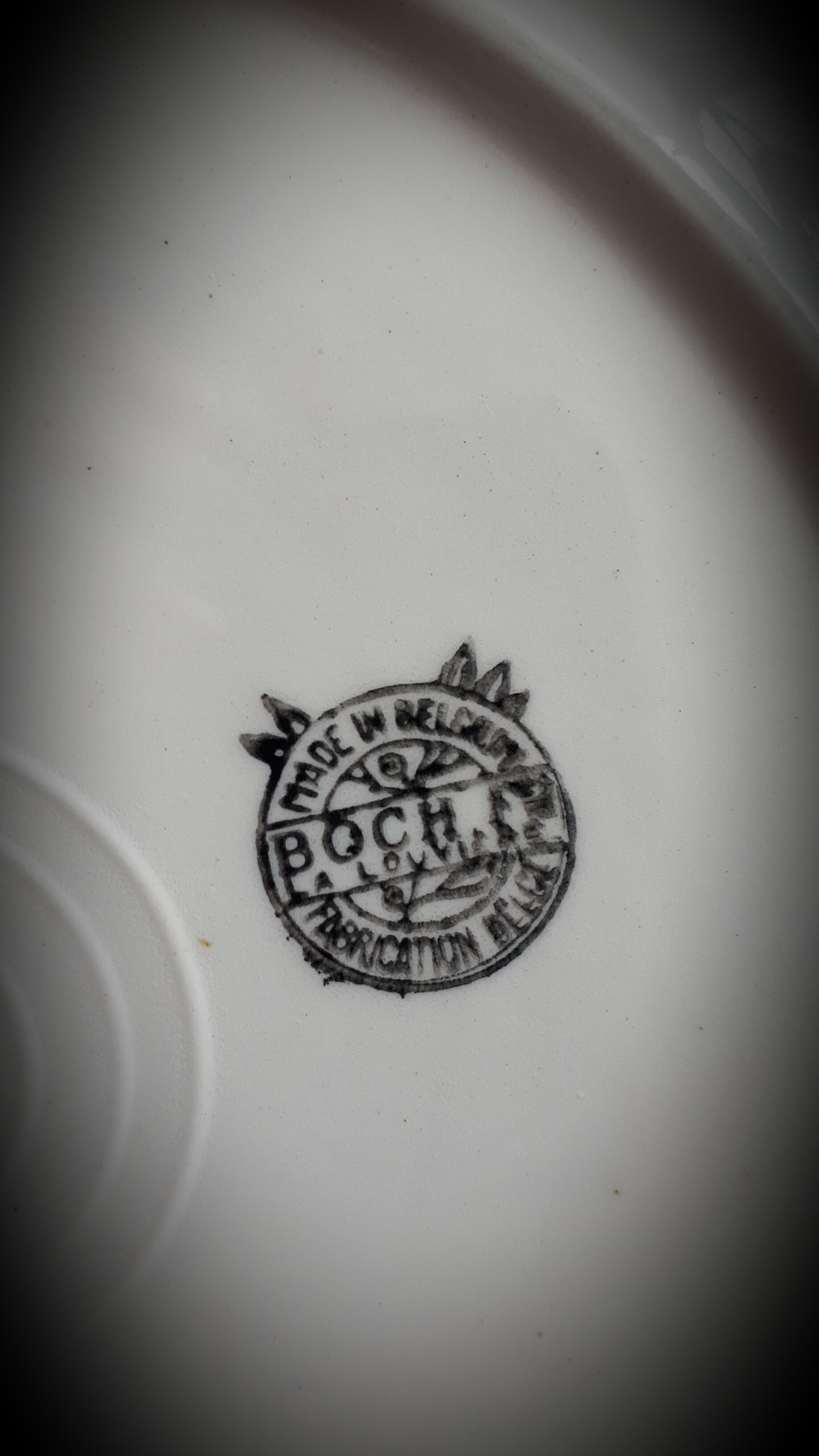 Coronation boch plate