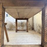 1950s pine farmhouse table 220cm