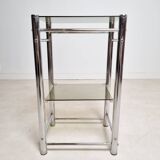Chrome side table