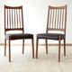 Renovated vintage 1960s teak Scandinavian chairs