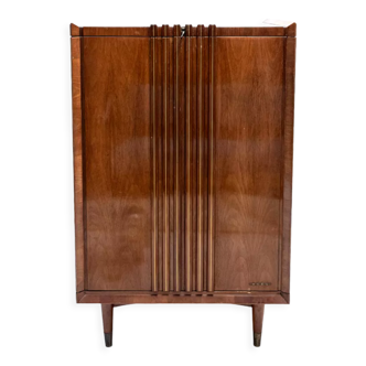 Highboard Art Déco ancien meuble radio Acec