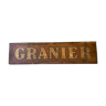 Enseigne Granier