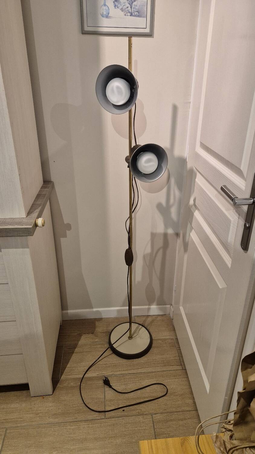 1960s spotlight floor lamp