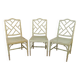 Set of 3 Japanese-style chairs, France, circa 1900