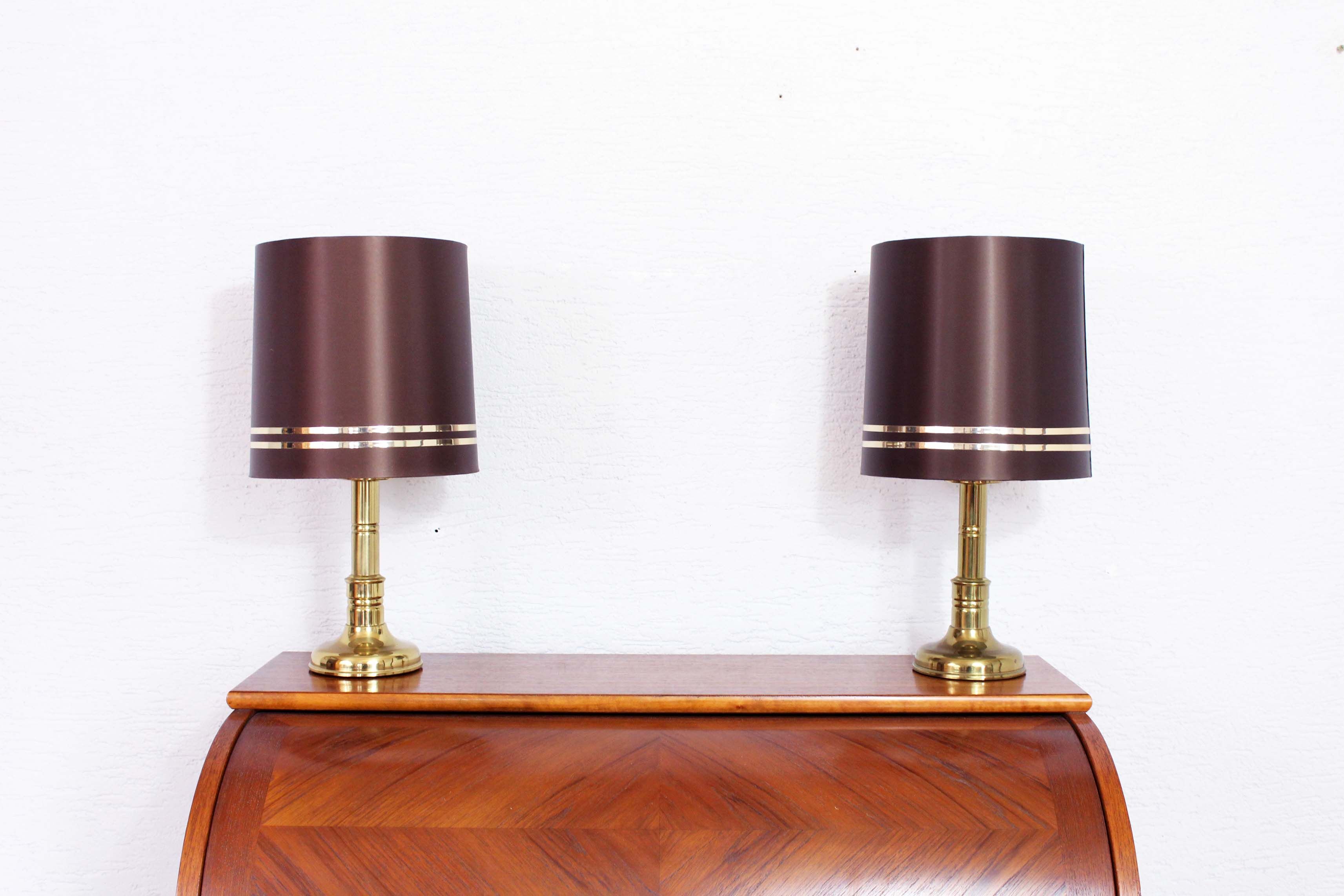 Pair of lamp Wortmann and Filz years 50/60