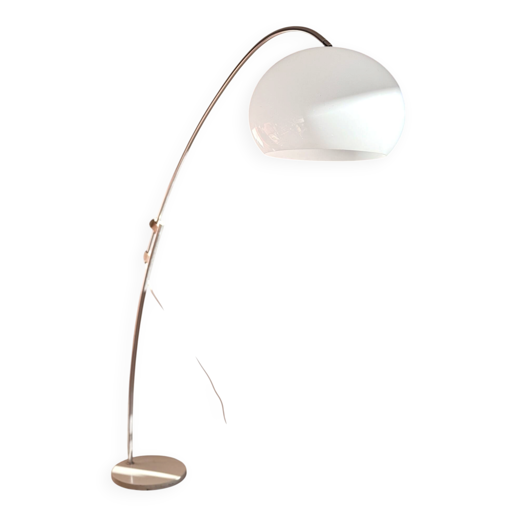 Vintage booglamp jaren 70 Hustadt Leuchten