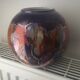 Painted ceramic vase S.E.C Italy