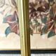 Antique living room lamp in bronze and ceramic