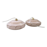 Paire de baladeuses vintage - verre