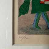 Lithographie originale, signée année 1980