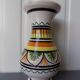 Earthenware vase with Breton decor (17 cm)