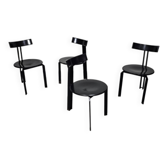 Postmodern Harvink chairs, model Zeta designed by Martin Haksteen in the 1980s