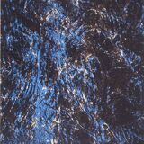 François fiedler: composition in blue - original lithograph
