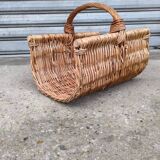 Wicker log basket 1970