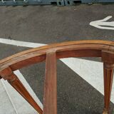 Gueridon ancien style louis xvi avec plateau marbre