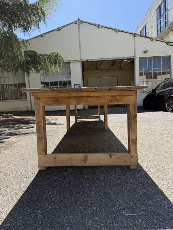 Table de ferme XXL en pin