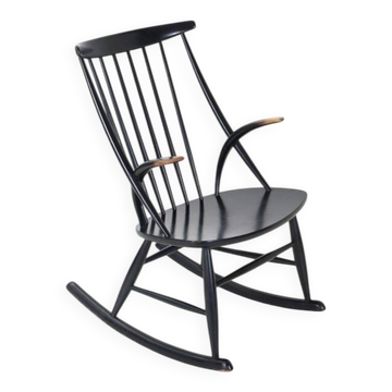 Fauteuil à bascule  “IW 3”  Niels Eilersen / Illum Wikkelsø