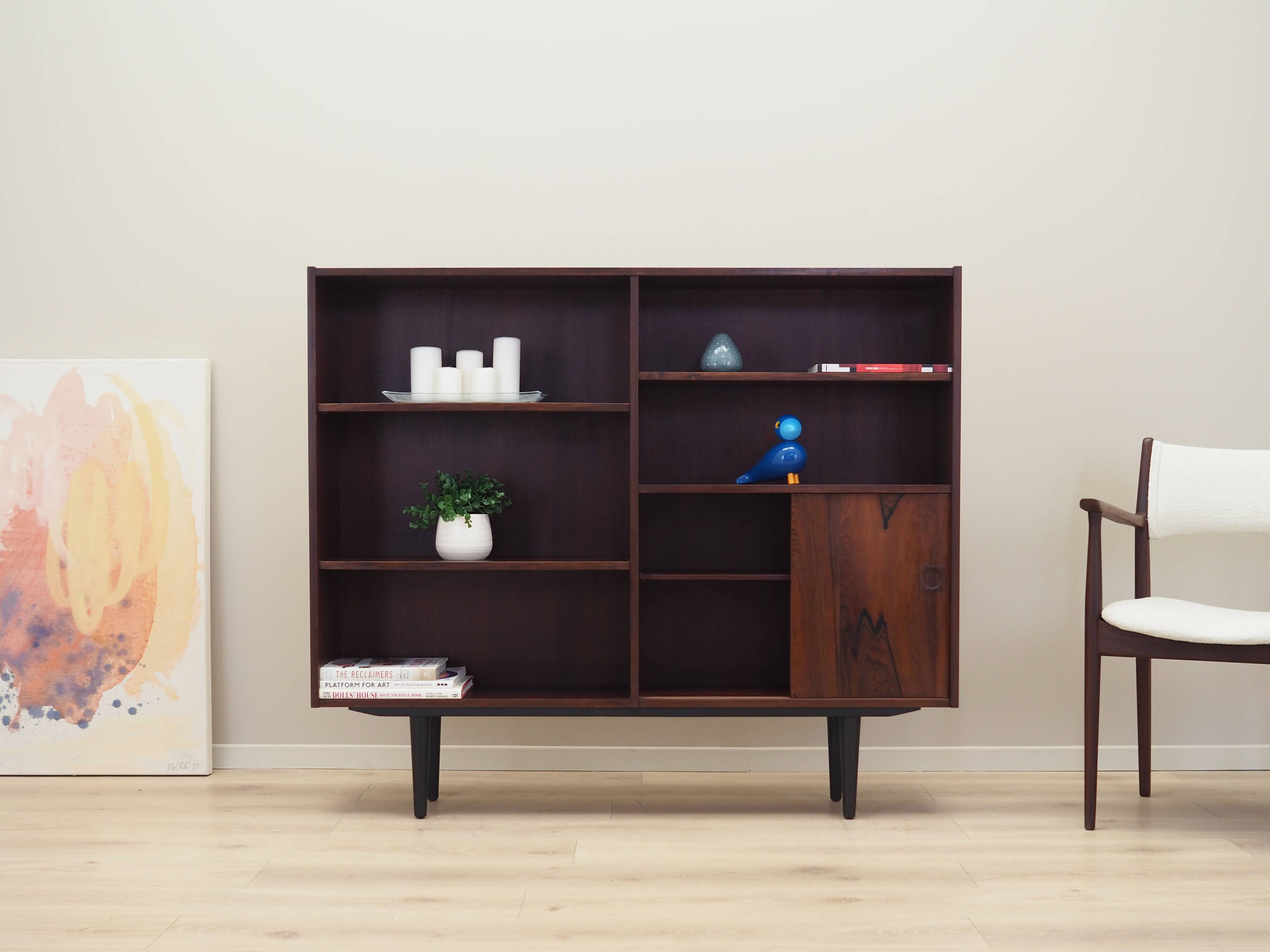 Rosewood bookcase, Danish design, 1970s, production: Farsø Møbelfabrik