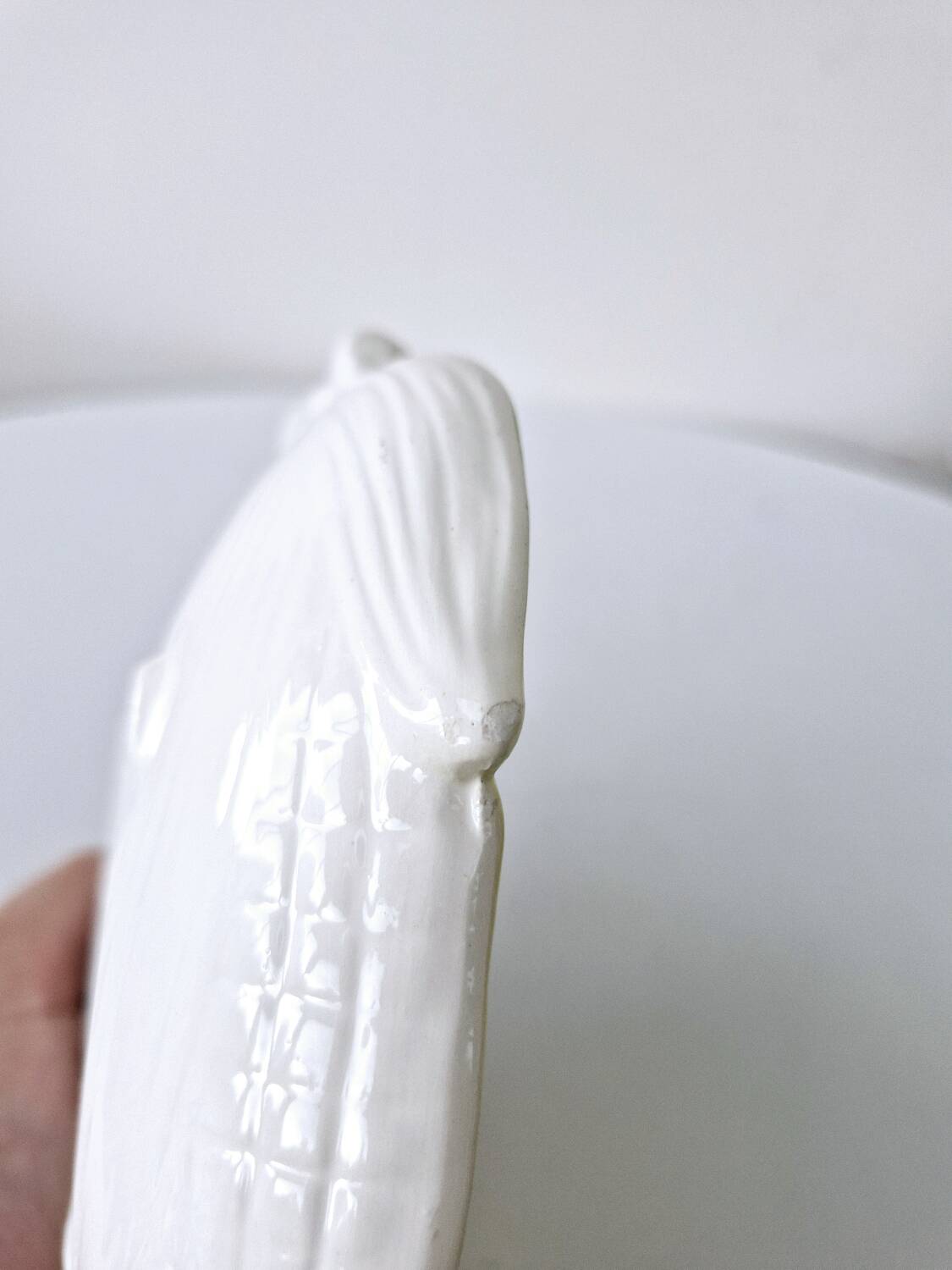 Small Vintage Ceramic Ramekin Cup Dish Corn Cob Shape