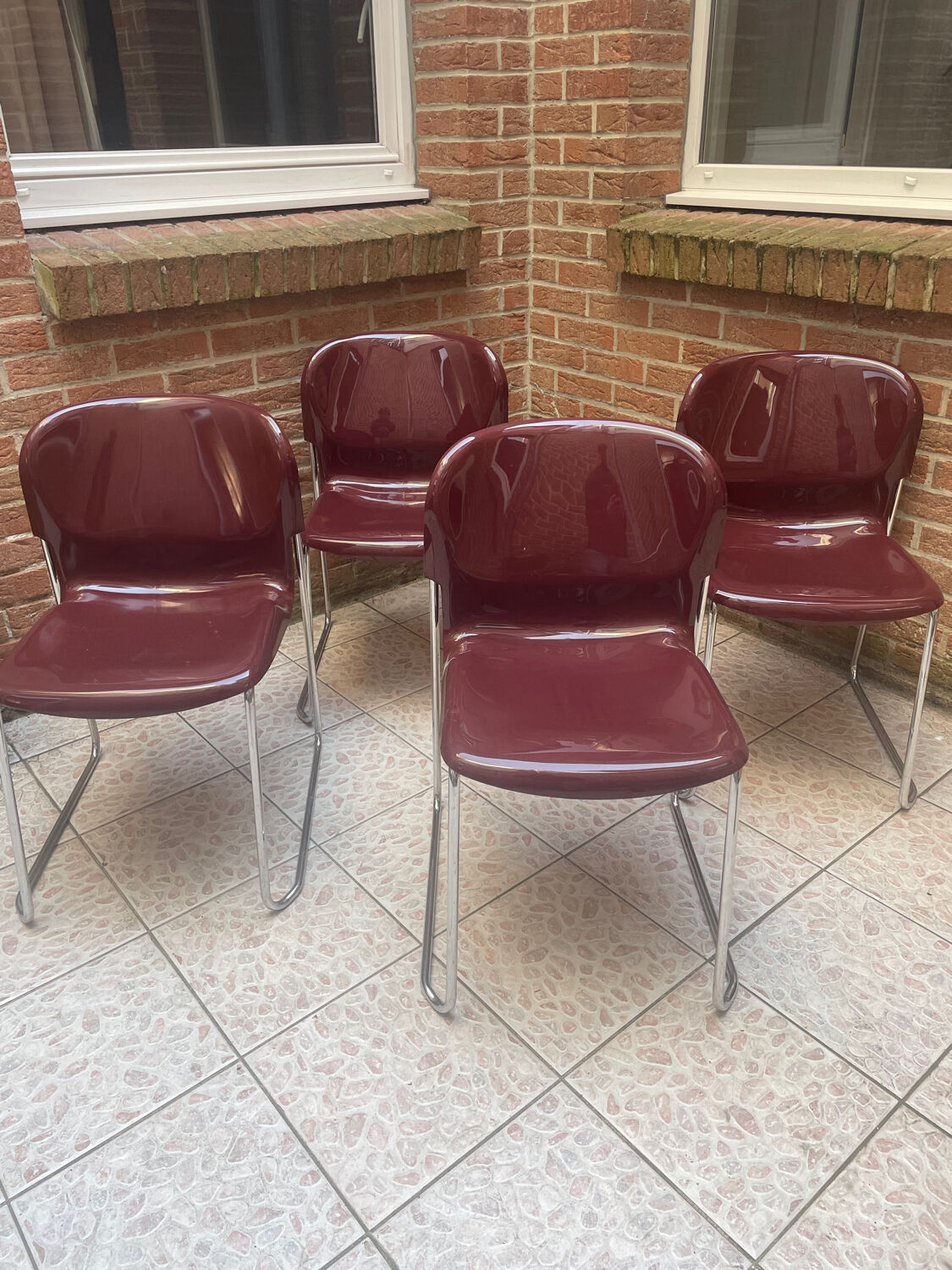 Série de 4 chaises smk 400 drabert