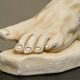 Anatomical study of a plaster foot from the 1950s.