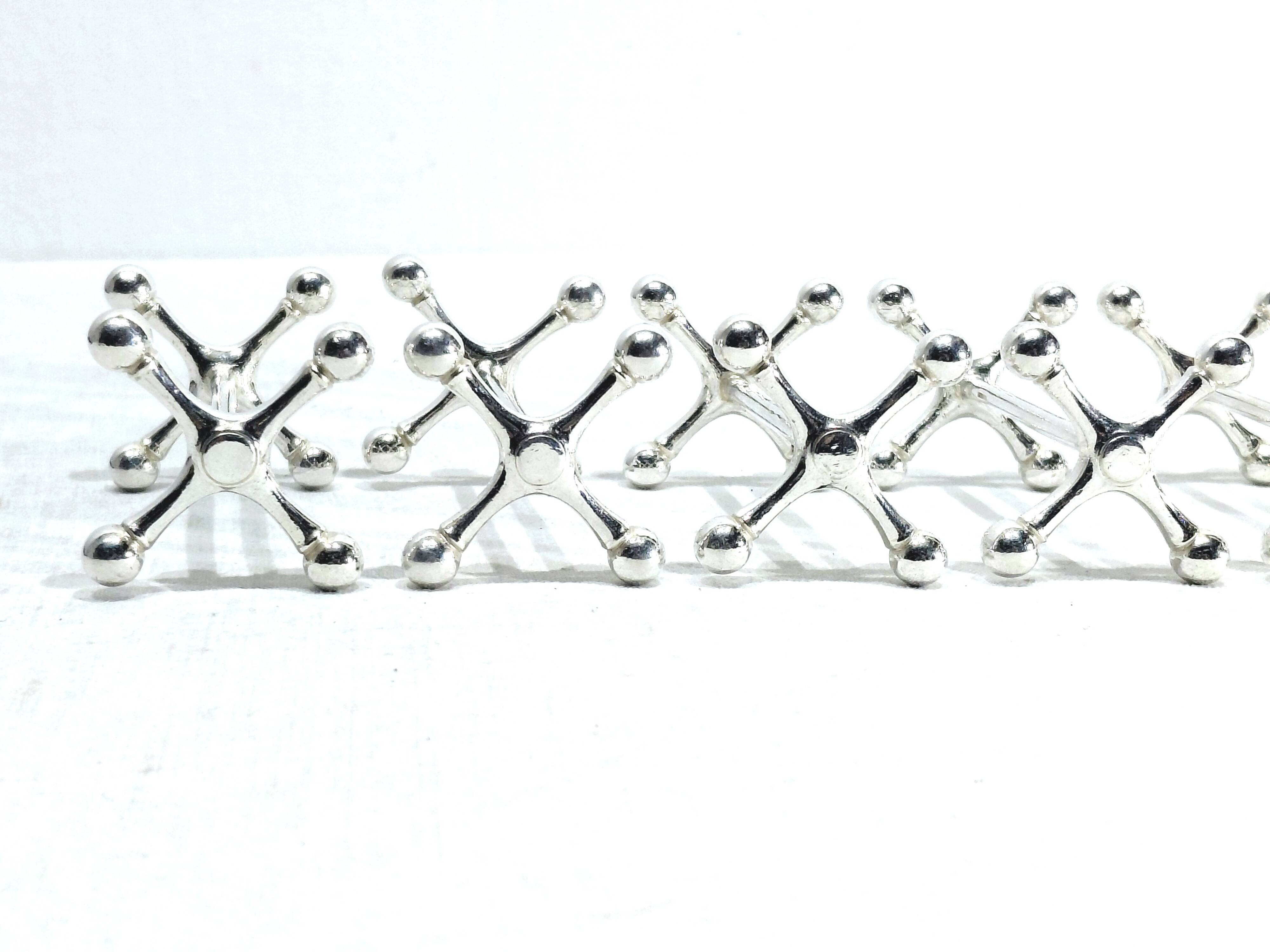Christofle - set of 12 silver-plated knife rests