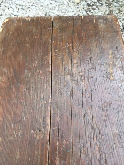 lot of 10 '30s bistro benches in pretty pattine fir