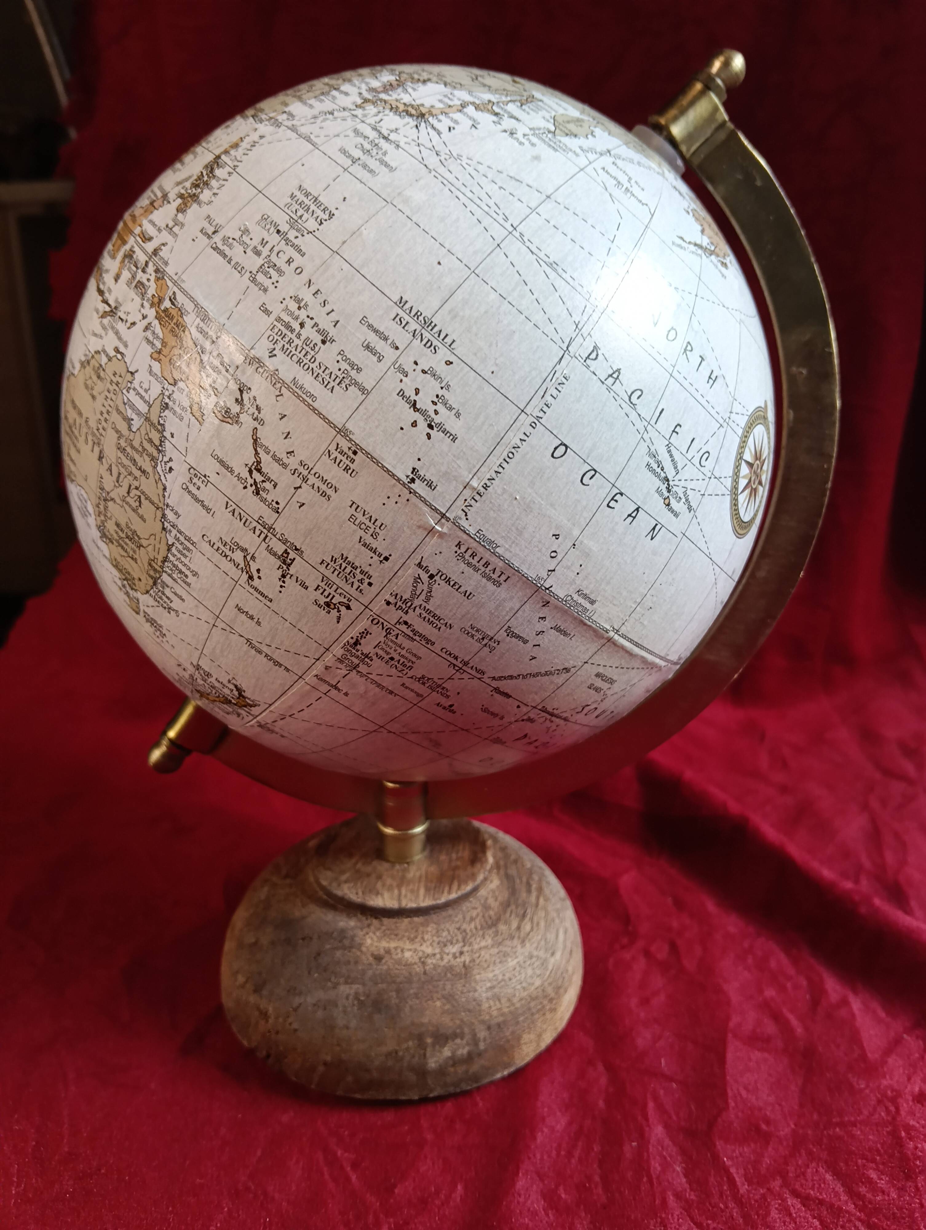 Small desk globe